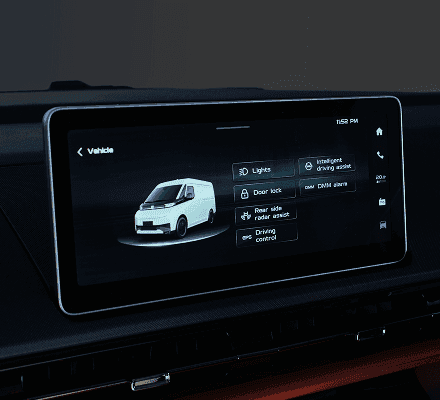 carousel-item-12.3-inch floating touchscreen